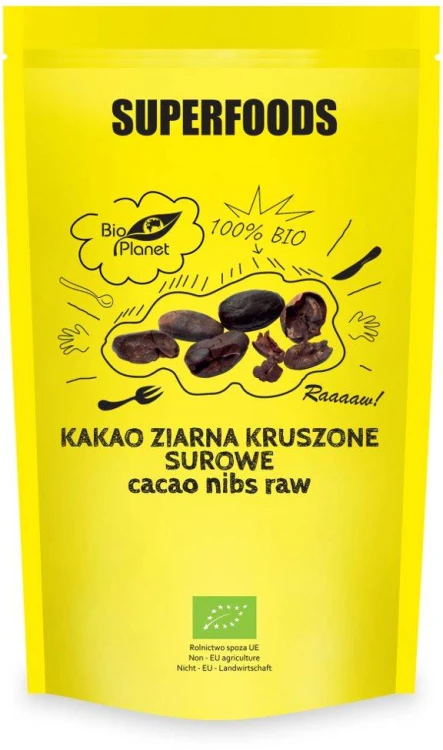 Kakao ziarna kruszone surowe Bio 250 g - Bio Planet #1