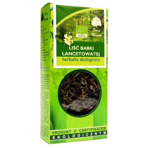 Herbatka liść babki lancetowatej BIO 25g - Dary Natury #1