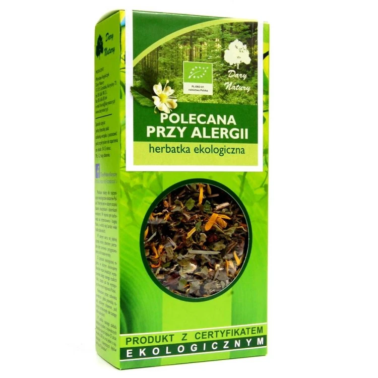 Herbatka polecana przy alergii BIO 50g - Dary Natury #1