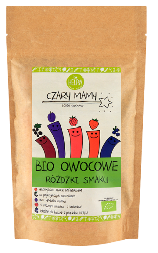 Rożdżki samku owocowe (liofilizowane owoce) BIO (10x2g) 20g - Helpa #1