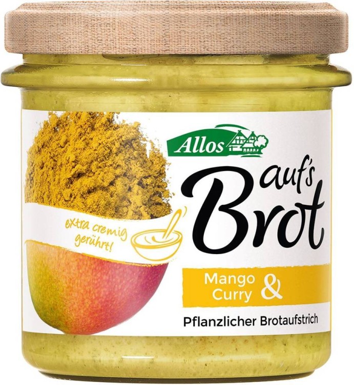 Pasta kremowa z mango i curry bezglutenowa BIO 140g - Allos #1