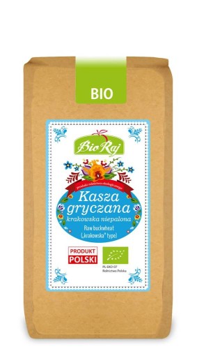 Kasza gryczana krakowska niepalona  BIO 500 g #1