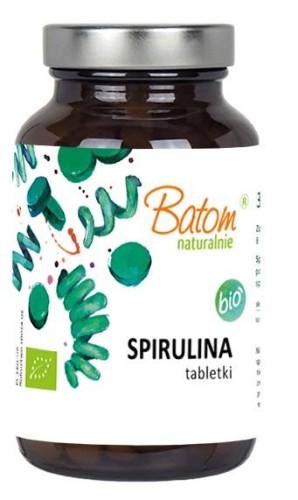 Spirulina Bio 300 tabletek 120 g (400 mg) – Batom #1