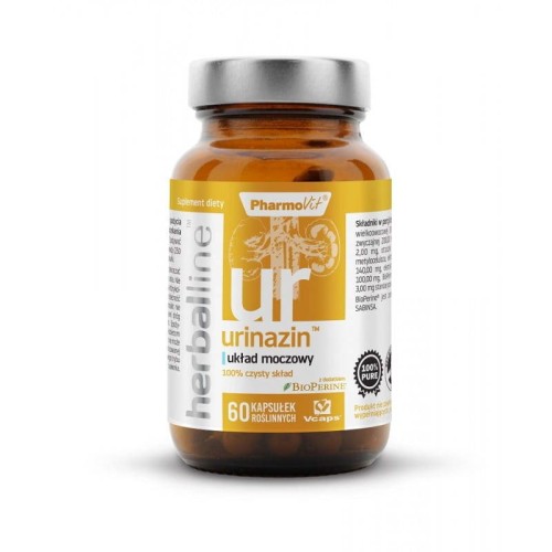 Urinazin na układ moczowy 60 kapsułek 28,28 g - Pharmovit (herballine) #1