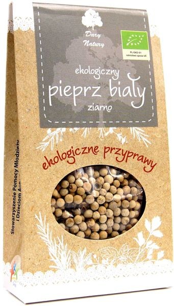 Pieprz biały ziarno BIO 30g - Dary Natury  #1