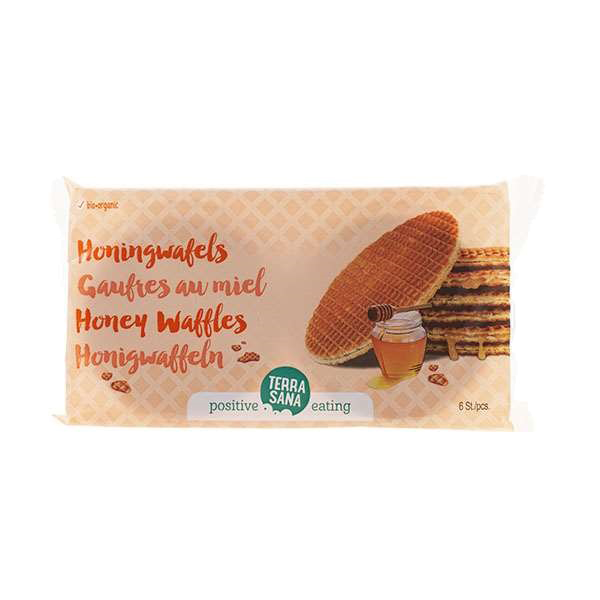 Wafle miodowe Bio 175g - Terrasana  #1