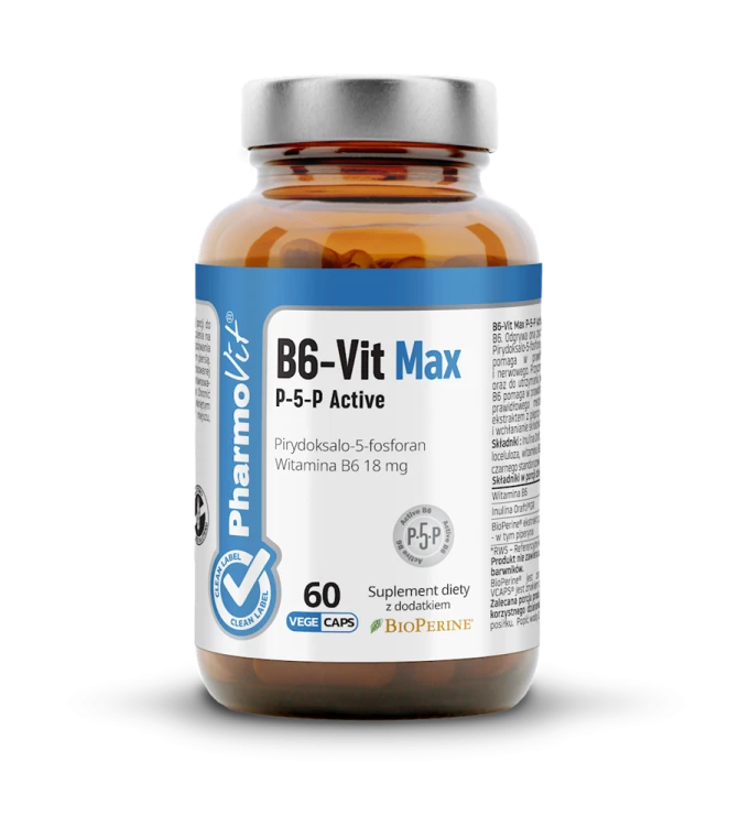 Witamina B6 60 kapsułek 18,01 g - Pharmovit (clean label) #1