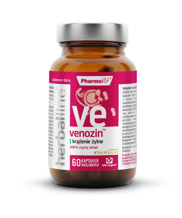 Venozin na krążenie żylne 60 kapsułek - Pharmovit #1