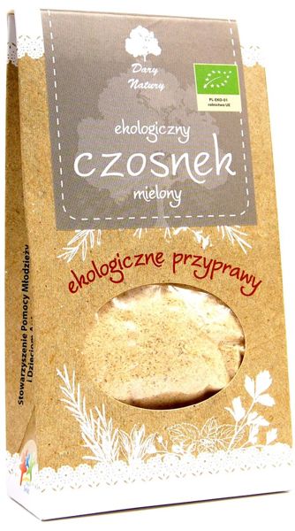 Czosnek mielony BIO 50g - Dary Natury #1