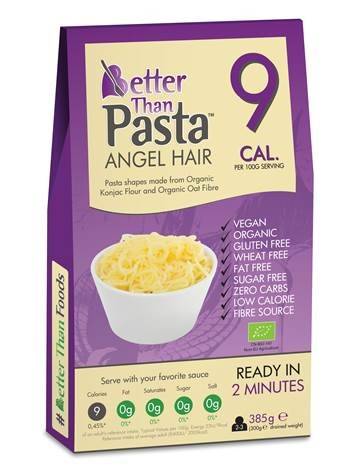 Makaron (Konjac typu noodle Angel Hair) bezglutenowy BIO 385g - Better than Foods #1