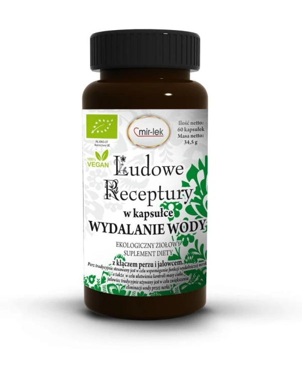Kapsułki na wydalanie wody BIO 60szt. - Mir-Lek (Ludowe Receptury) #1