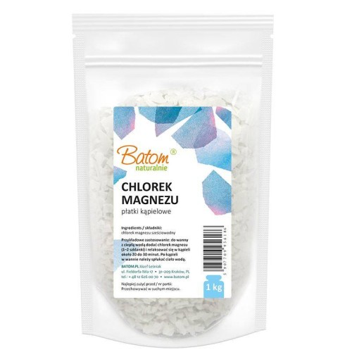 Płatki kąpielowe (chlorek magnezu) 1kg - Batom #1