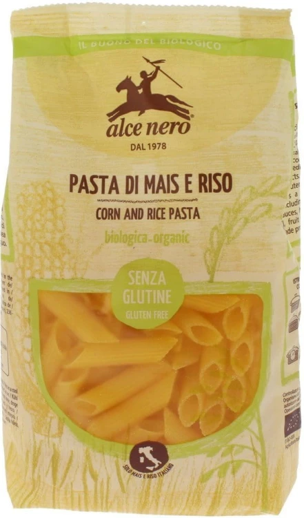 Makaron (kukurydziano-ryżowy) penne bezglutenowy BIO 250g - Alce Nero  #1