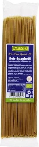 Makaron ryżowy spaghetti bezglutenowy 100% BIO 250g - Rapunzel #1