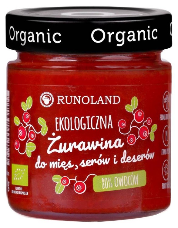 Żurawina do serów, deserów i mięs BIO 200g - Rapunzel #1