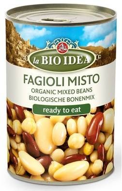 Fasolka mix BIO 400g (240g)(puszka) - La Bio Idea #1