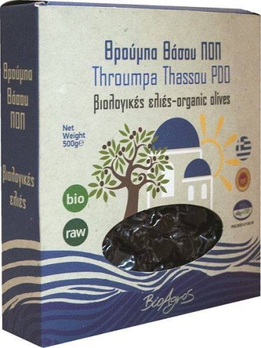Oliwki Throumba suszone z pestką Bio 500g - Bio Agros #1