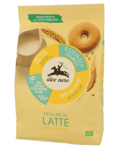 Ciastka mleczne z oliwą z oliwek extra virgin BIO 250 g - Alce Nero #1