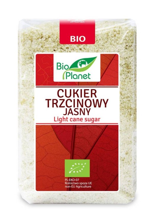 Cukier trzcinowy jasny Bio 500g - Bio Planet #1