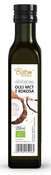 Olej MCT z kokosa Bio 250ml - Batom #1