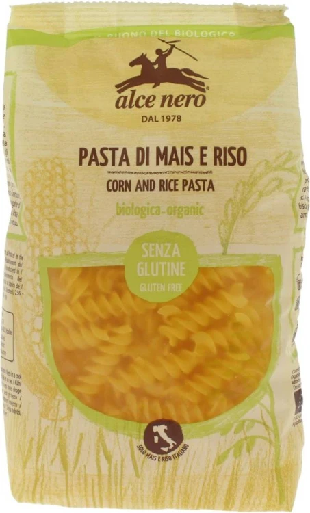 Makaron (kukurydziano-ryżowy) fusilli bezglutenowy BIO 250g - Alce Nero  #1
