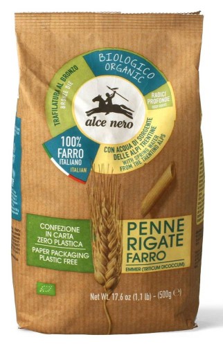 Makaron (z płaskurki) penne BIO 500g - Alce Nero #1