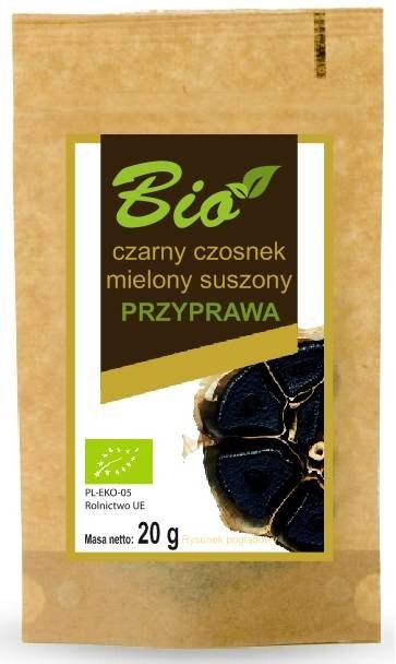 Czarny czosnek mielony suszony Bio 20 g - Przetwory Z Natury #1