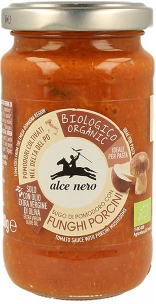 Sos pomidorowy z borowikami BIO 200g- Alce Nero #1