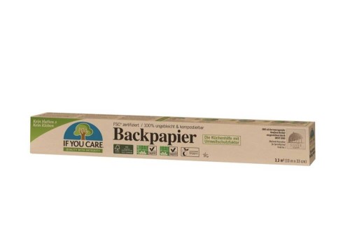 Kompostowany papier do pieczenia w rolce, niewybielany FSC 10ml - If Yuo Care  #1