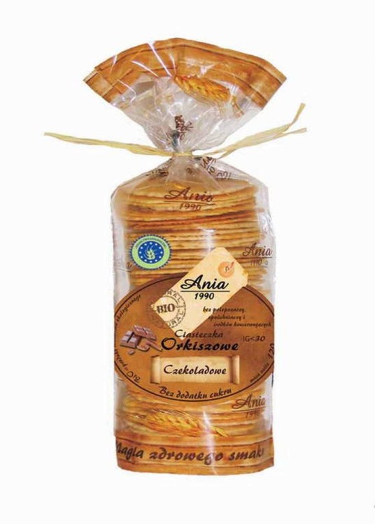 Ciasteczka orkiszowe czekoladowe B/C BIO 120 g- Bio Ania #1