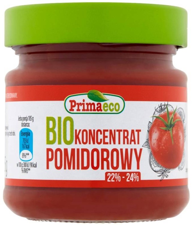 Koncentrat pomidorowy 22 % - 24 % Bio 185 g - PRIMAECO #1