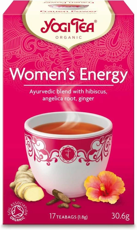 Herbatka dla kobiet - energia (womens energy) BIO (17 x 1,8 g) 30,6 g - YOGI TEA #1