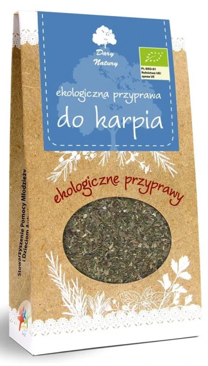 Przyprawa do karpia Bio 40g - Dary Natury #1