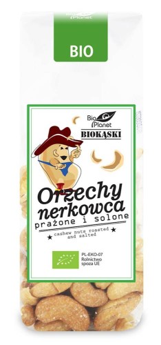 Orzechy nerkowca prażone i solone  BIO 100 g - BIO PLANET #1