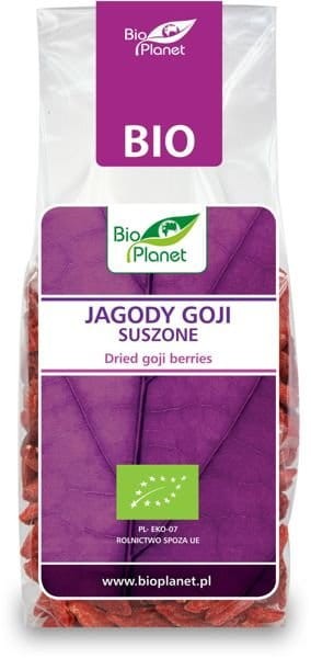 Jagody Goji suszone BIO 100g - Bio Planet #1