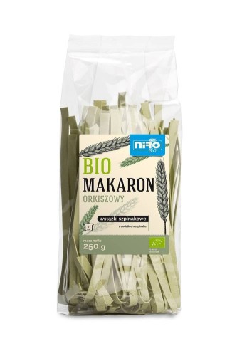 Makaron (orkiszowy szpinakowy) wstążka Bio 250g - Niro #1