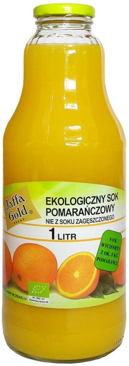Sok pomarańczowy BIO 1L - Jaffa Gold  #1
