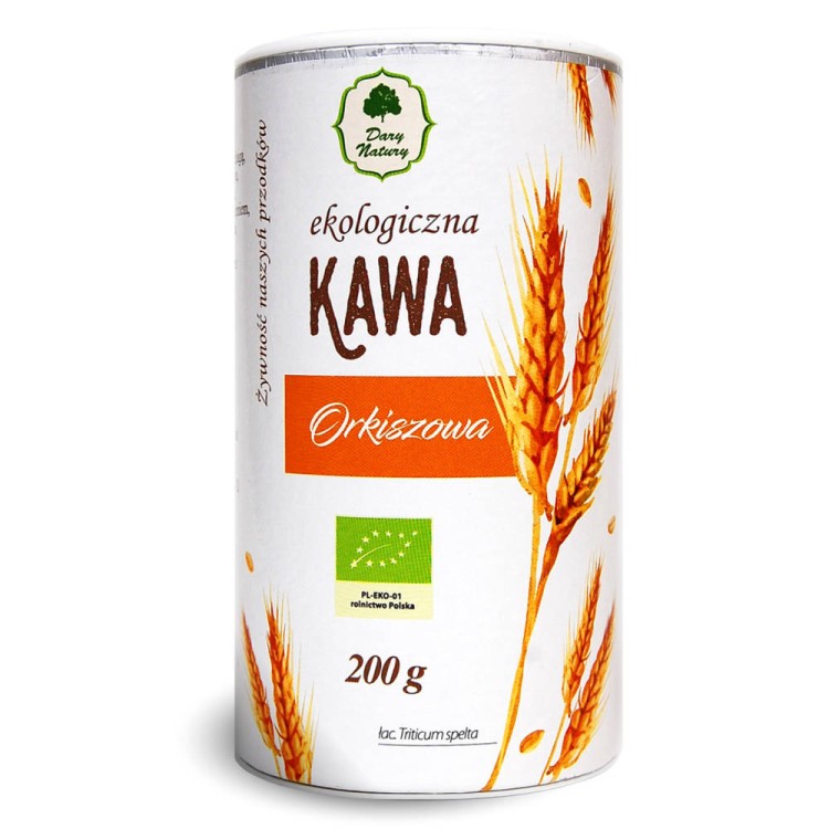 Kawa orkiszowa zbożowa Bio 200g - Dary Natury #1