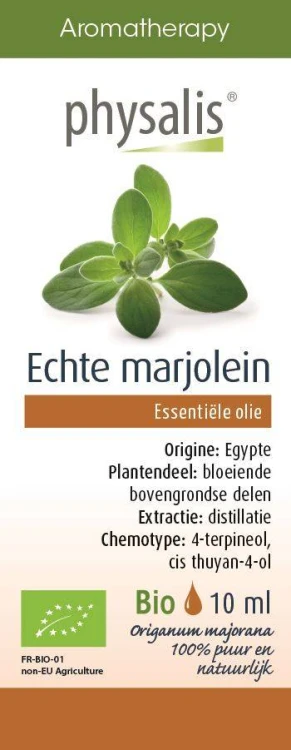 Olejek eteryczny majeranek (MARJOLAINE) BIO 10 ml - PHYSALIS #1