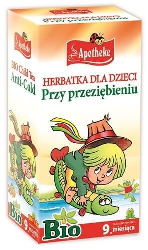 Herbatka dla dzieci - na przeziębienie BIO 20 x 1,5g - Apotheke #1
