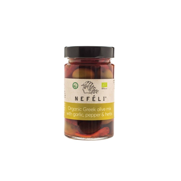 Oliwki mix bez pestek w zalewie BIO 295 g (140 g) – NEFELI #1