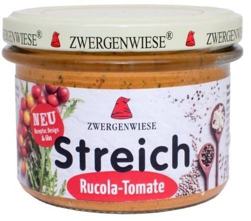 Pasta słonecznikowa z rukolą i pomidorami bezglutenowa BIO 180 g - ZWERGENWIESE #1