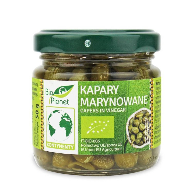 Kapary marynowane BIO 100 g (50 g) - BIO PLANET #1