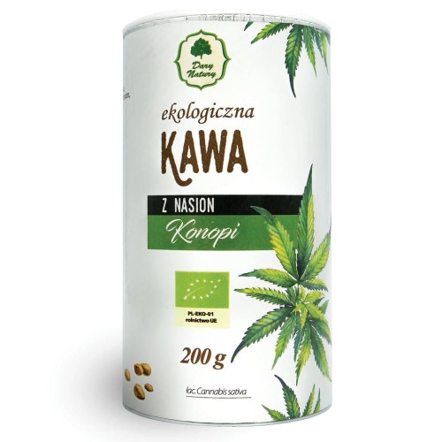 Kawa z nasion konopi Bio 200g - dary Natury #1