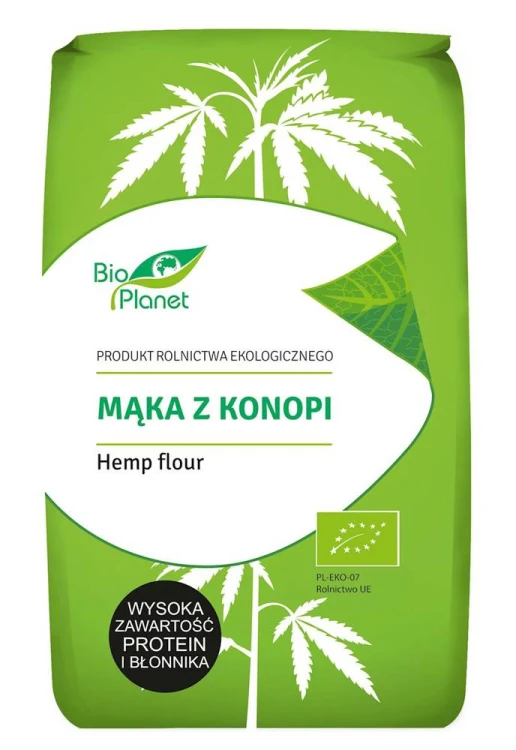 Mąka z konopi Bio 400g - Bio Planet #1