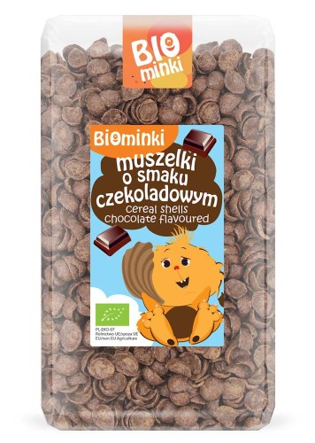 Muszelki o smaku czekoladowym BIO 300 g - BIOMINKI #1