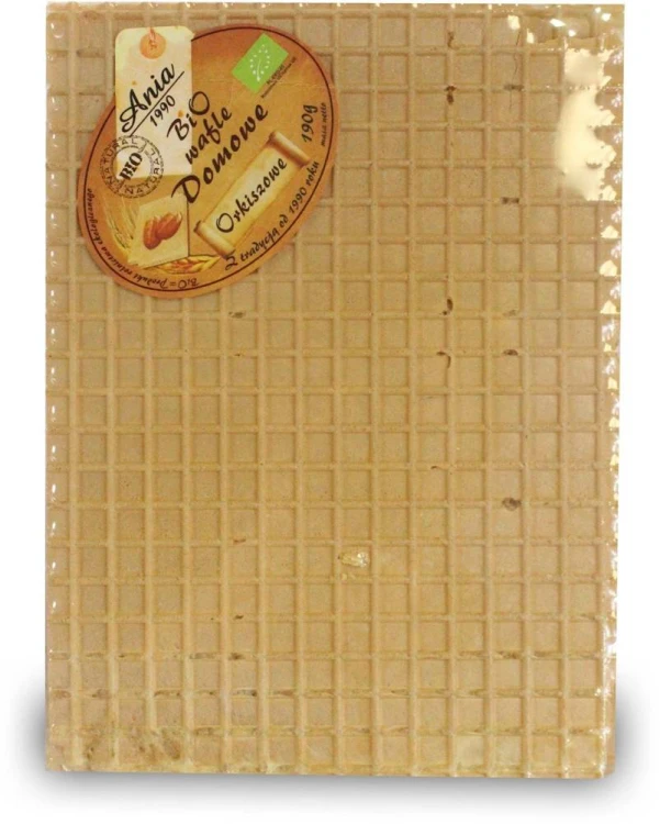 Wafle domowe orkiszowe bez dodatku cukrów BIO 190 g - BIO ANIA #1