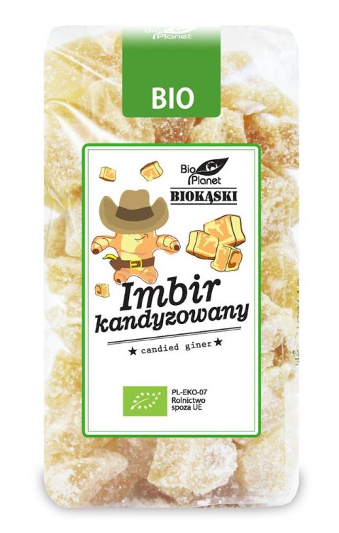 Imbir kandyzowany BIO 400 g - BIO PLANET #1