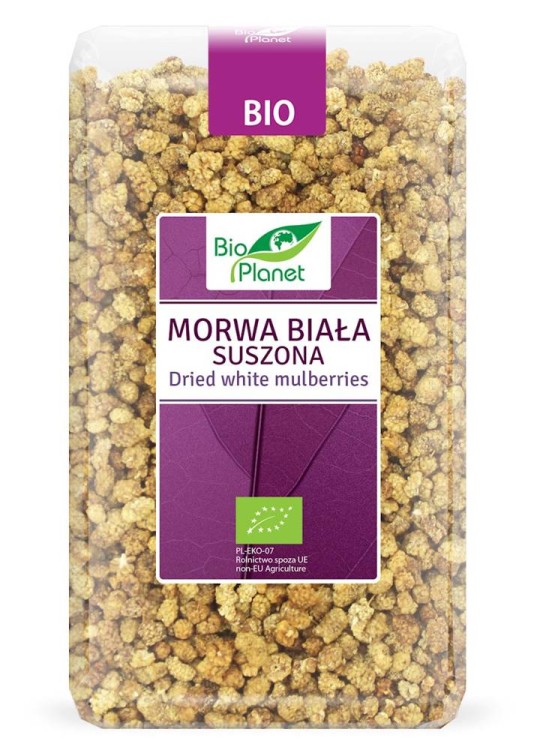 Morwa biała suszona Bio 1kg - Bio Planet #1