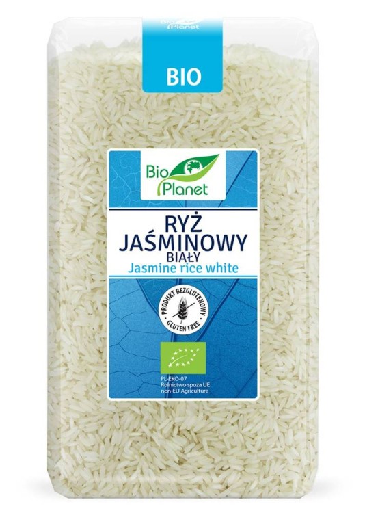 Ryż jaśminowy biały bezglutenowy BIO 1kg - Bio Planet #1